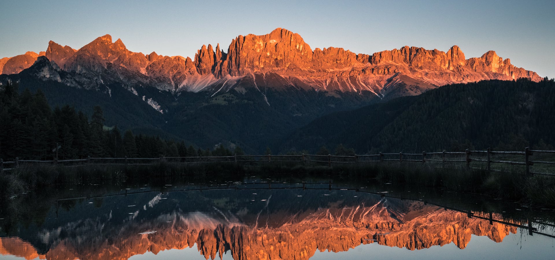 Ausblick vom Sport- und Wellnesshotel Moseralm in Südtirol
